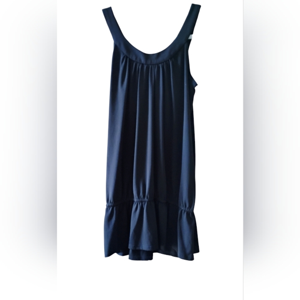 Rampage Black Embellished Tank Top With Elastic At The Waist Size Small - Picture 5 of 5